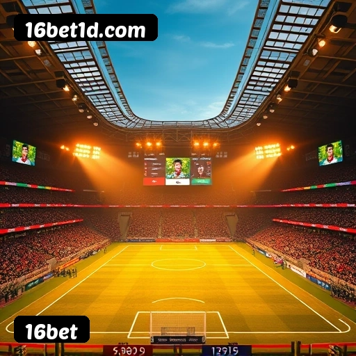 Apostas esportivas na 16bet — ilustração editorial